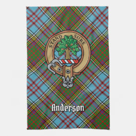 Clan Anderson Crest Kitchen Towel Theedoek