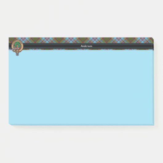 Clan Anderson Crest Notes (Voorkant)