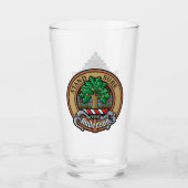 Clan Anderson Crest over Tartan Glas (Voorkant)