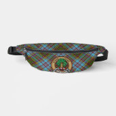 Clan Anderson Crest over Tartan Heuptasje (Voorkant)