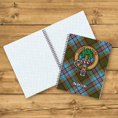 Clan Anderson Crest over Tartan Notitieboek