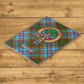 Clan Anderson Crest over Tartan Notitieboek