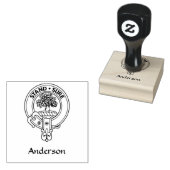Clan Anderson Crest Rubber Stamp Rubberstempel (Gestempeld)