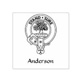 Clan Anderson Crest Rubber Stamp Rubberstempel (Afrduk)