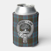 Clan Anderson Crest & Tartan Blikjeskoeler (Blikje Voorkant)