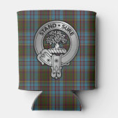 Clan Anderson Crest & Tartan Blikjeskoeler (Achterkant)