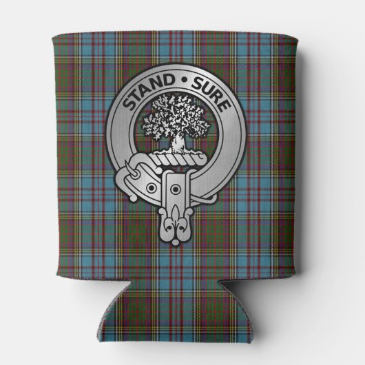 Clan Anderson Crest & Tartan Blikjeskoeler (Achterkant)