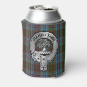 Clan Anderson Crest & Tartan Blikjeskoeler (Blikje Achterkant)