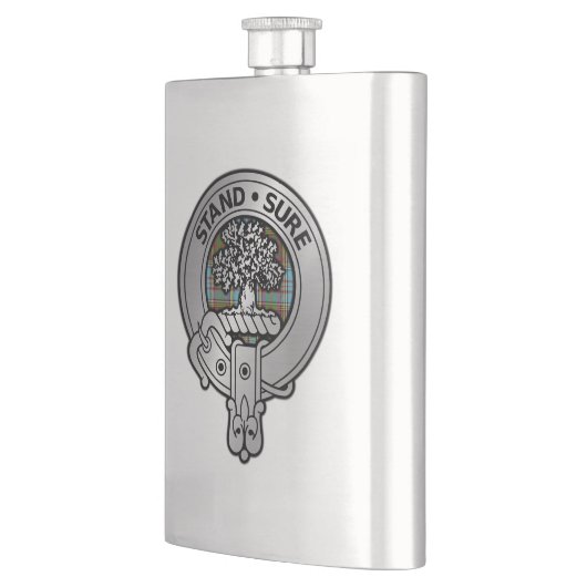 Clan Anderson Crest & Tartan Flacon (Links)