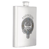 Clan Anderson Crest & Tartan Flask Flacon (Rechts)