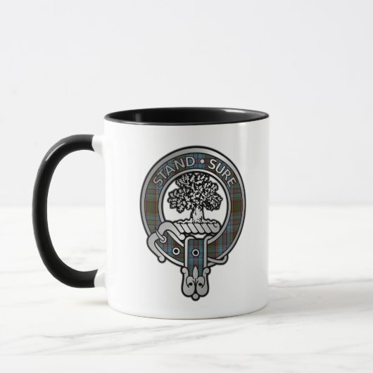 Clan Anderson Crest & Tartan Mok (Links)