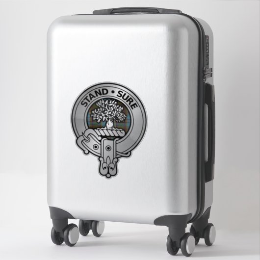 Clan Anderson Crest & Tartan Sticker (Koffer)