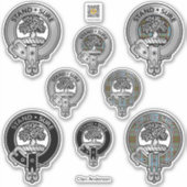 Clan Anderson Crest & Tartan Sticker (Voorkant)