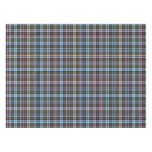 Clan Anderson Light Blue Scottish Tartan Tafelkleed (Voorkant (Horizontaal))