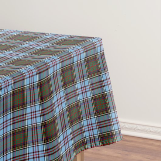 Clan Anderson Light Blue Scottish Tartan Tafelkleed (Voorbeeld)