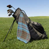 Clan Anderson Pset Tartan Blauwgroen bruine cheque Golfhanddoek (Groen)