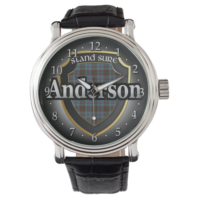 Clan Anderson Schotland viering horloge (Voorkant)