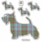 Clan Anderson Scottie Sticker (Voorkant)