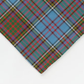 Clan Anderson Scottish Tartan Pset Pattern Fleece Deken (Hoek)
