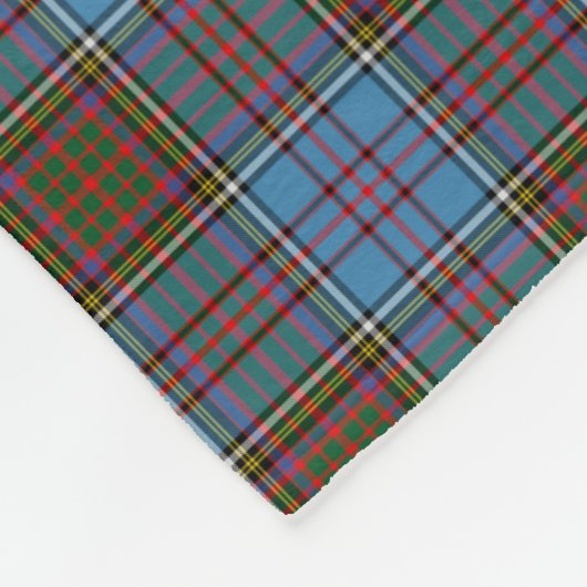 Clan Anderson Scottish Tartan Pset Pattern Fleece Deken (Hoek)