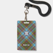 Clan Anderson Tartan Badge (Voorkant met koord)