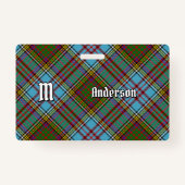 Clan Anderson Tartan Badge (Voorkant)