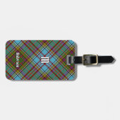 Clan Anderson Tartan Bagagelabel (Voorkant horizontaal)