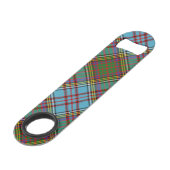 Clan Anderson Tartan Bar Key Speed Flessenopener (Achterkant Gekanteld)