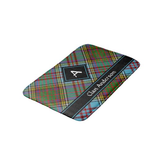 Clan Anderson Tartan Bath Mat (Gekanteld)