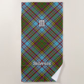 Clan Anderson Tartan Beach Towel Strandlaken (Voorkant)