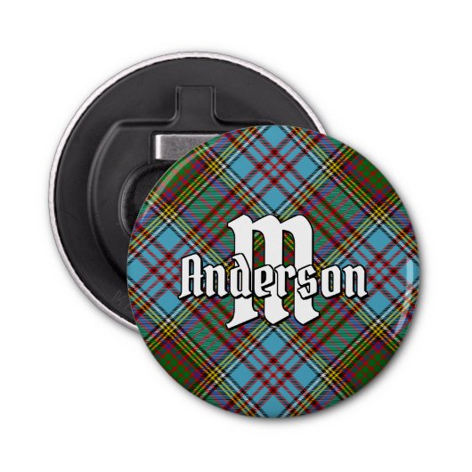 Clan Anderson Tartan Bottle Opener (Voorkant)