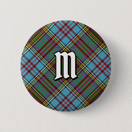 Clan Anderson Tartan Button (Voorkant)