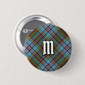 Clan Anderson Tartan Button (Voorkant /achterkant)