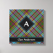 Clan Anderson Tartan Canvas Print (Voorkant)