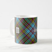 Clan Anderson Tartan Coffee Mok (Voorkant links)