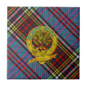 Clan Anderson Tartan en Motif Tegeltje (Voorkant)