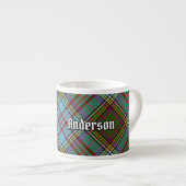 Clan Anderson Tartan Espresso Cup Kop (Voorkant rechts)