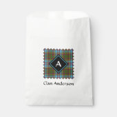 Clan Anderson Tartan Favor Bag Bedankzakje (Voorkant)