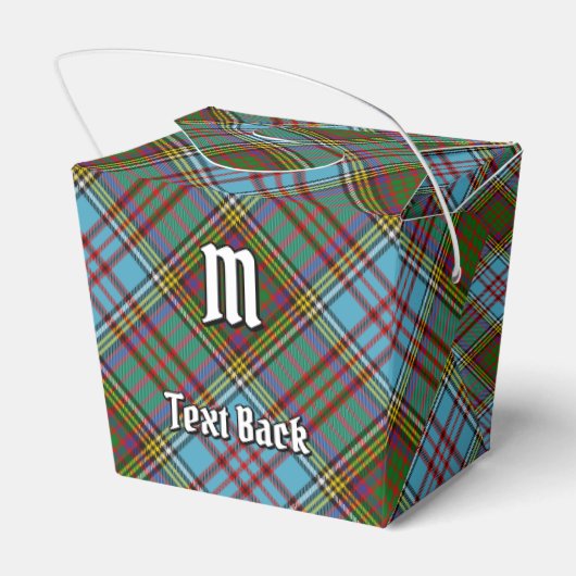 Clan Anderson Tartan Favor Box Bedankdoosjes (Achterkant)