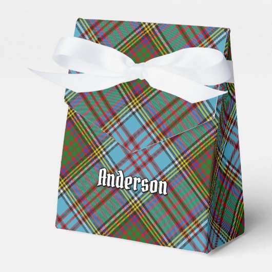 Clan Anderson Tartan Favor Box Bedankdoosjes (Voorkant Zijde)