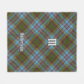 Clan Anderson Tartan Fleece Blanket (Voorkant (Horizontaal))