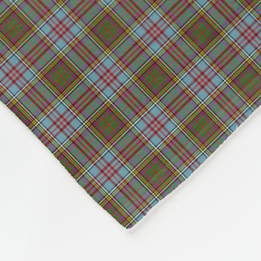 Clan Anderson Tartan Fleece Deken (Hoek)