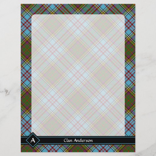 Clan Anderson Tartan Flyer (Voorkant)