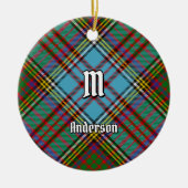 Clan Anderson Tartan Keramisch Ornament (Voorkant)