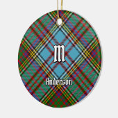 Clan Anderson Tartan Keramisch Ornament (Links)