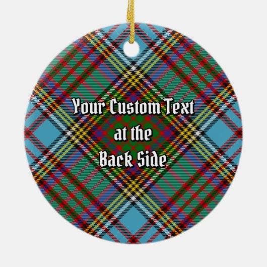 Clan Anderson Tartan Keramisch Ornament (Achterkant)