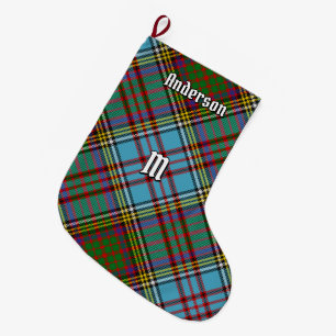 Clan Anderson Tartan Kerstmis stoppen Grote Kerstsok