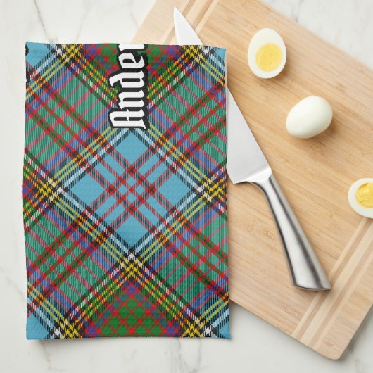 Clan Anderson Tartan Kitchen Towel Theedoek