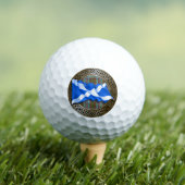 Clan Anderson Tartan Knot & Flag Golfballen (Insitu Shirt)
