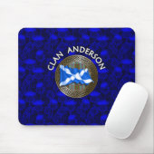 Clan Anderson Tartan Knot & Flag Muismat (Met muis)